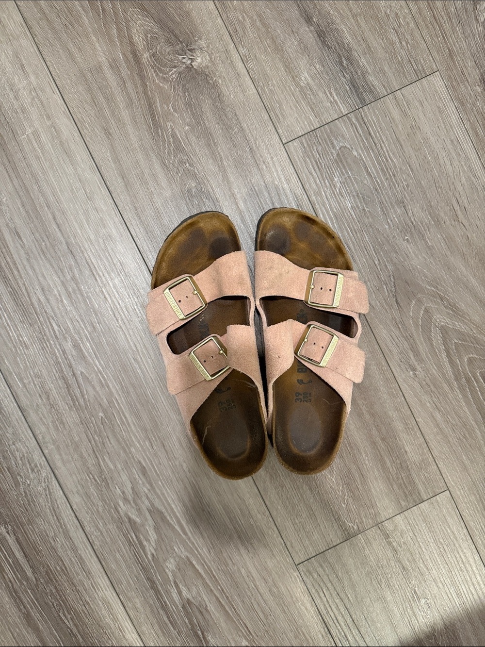 Pink Birkenstocks